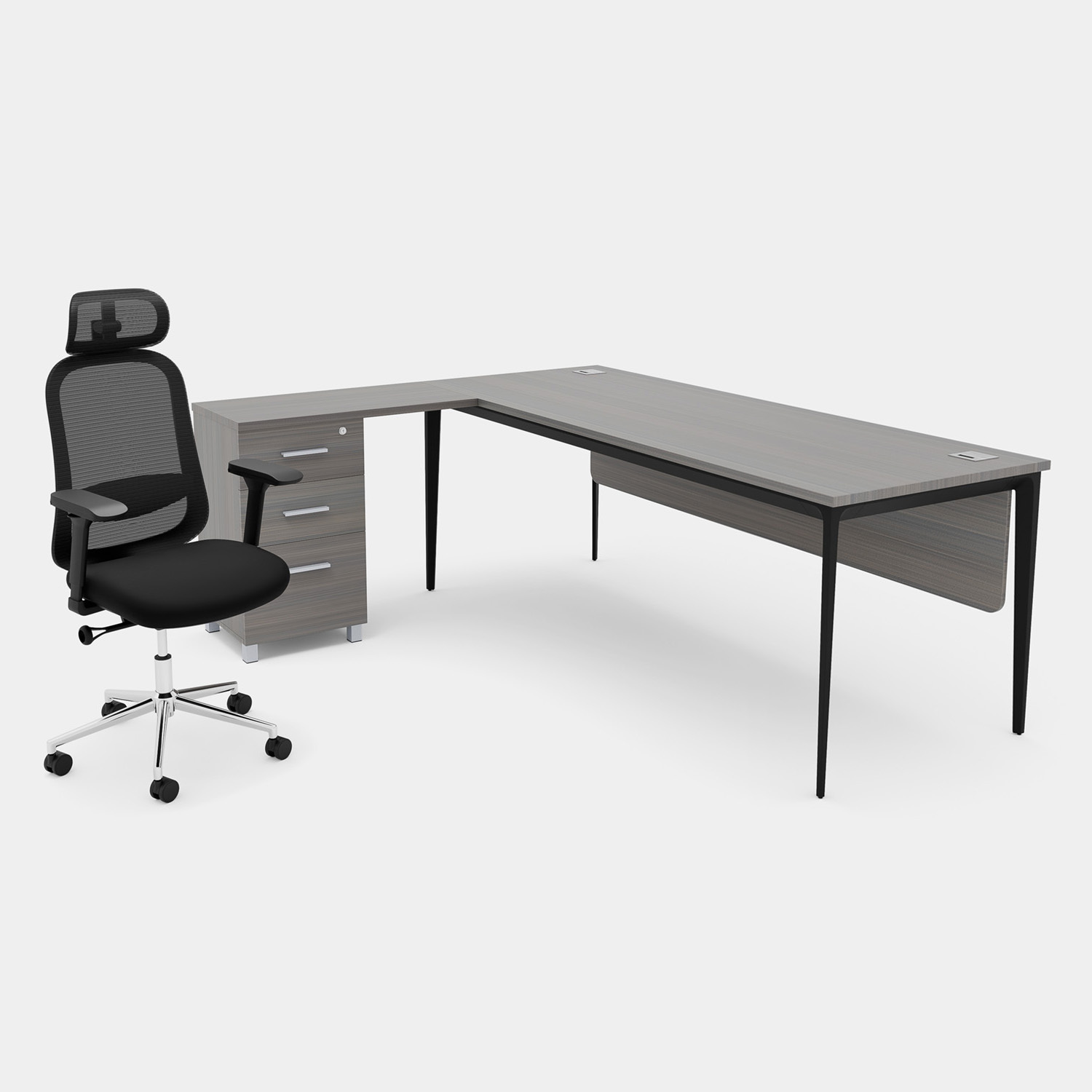 Arco180L+VersaCC-RG-1500x1500-A Pack 16 / Color Roble Gris - Imagen 1
